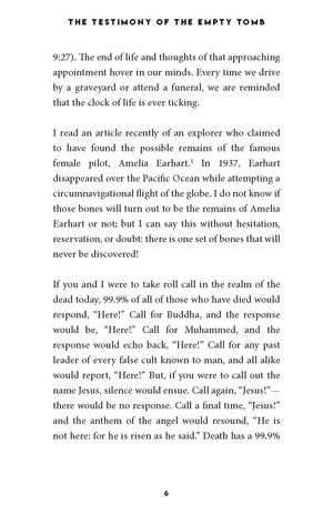 The Testimony of the Empty Tomb
