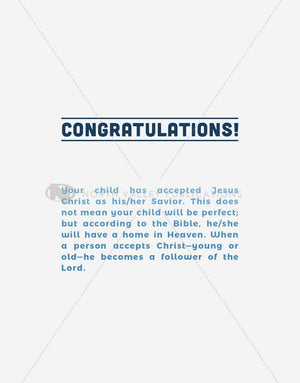 Baptism Booklet - English