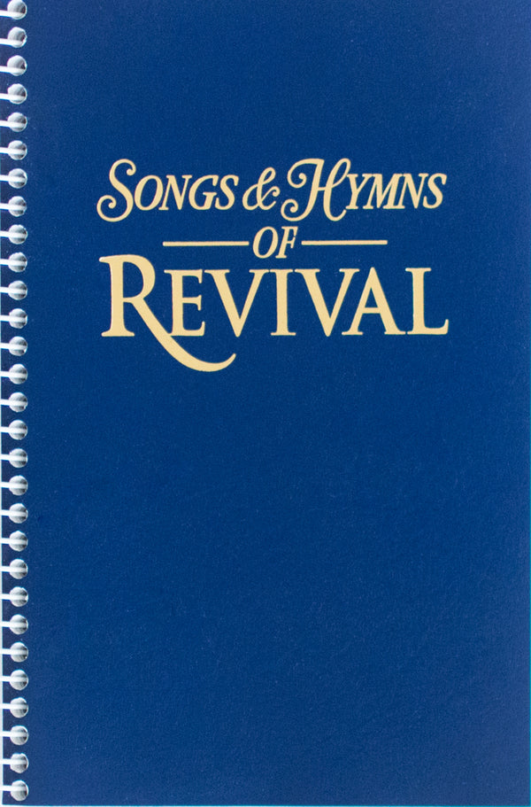 Songs & Hymns of Revival - Navy Spiral Hymnal - Scratch & Dent