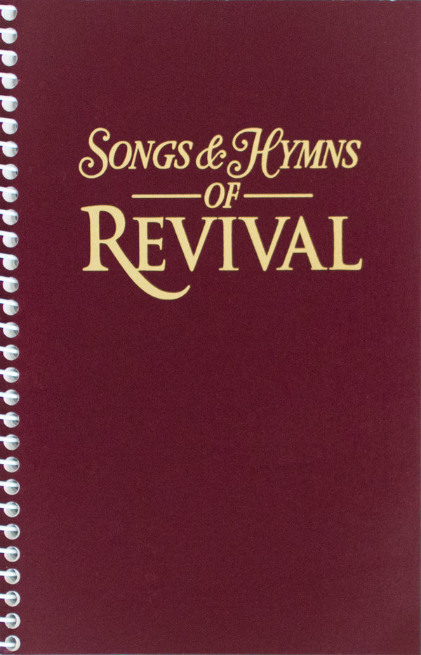 Songs & Hymns of Revival - Burgundy Spiral Hymnal - Scratch & Dent
